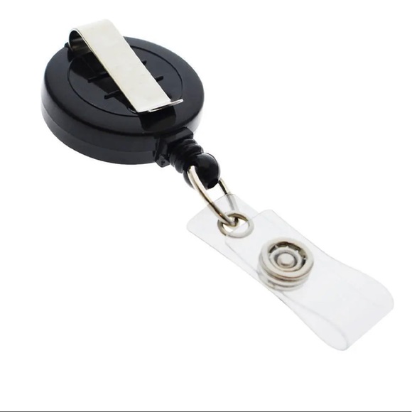 💚 Green Smiley Face Badge Reel - Picture 2 of 2